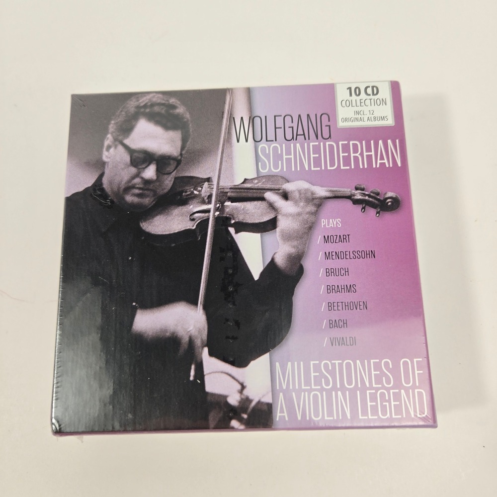 Wolfgang Schneiderhan Milestones Violin Legend 10 CD Documents Intense Media NEW